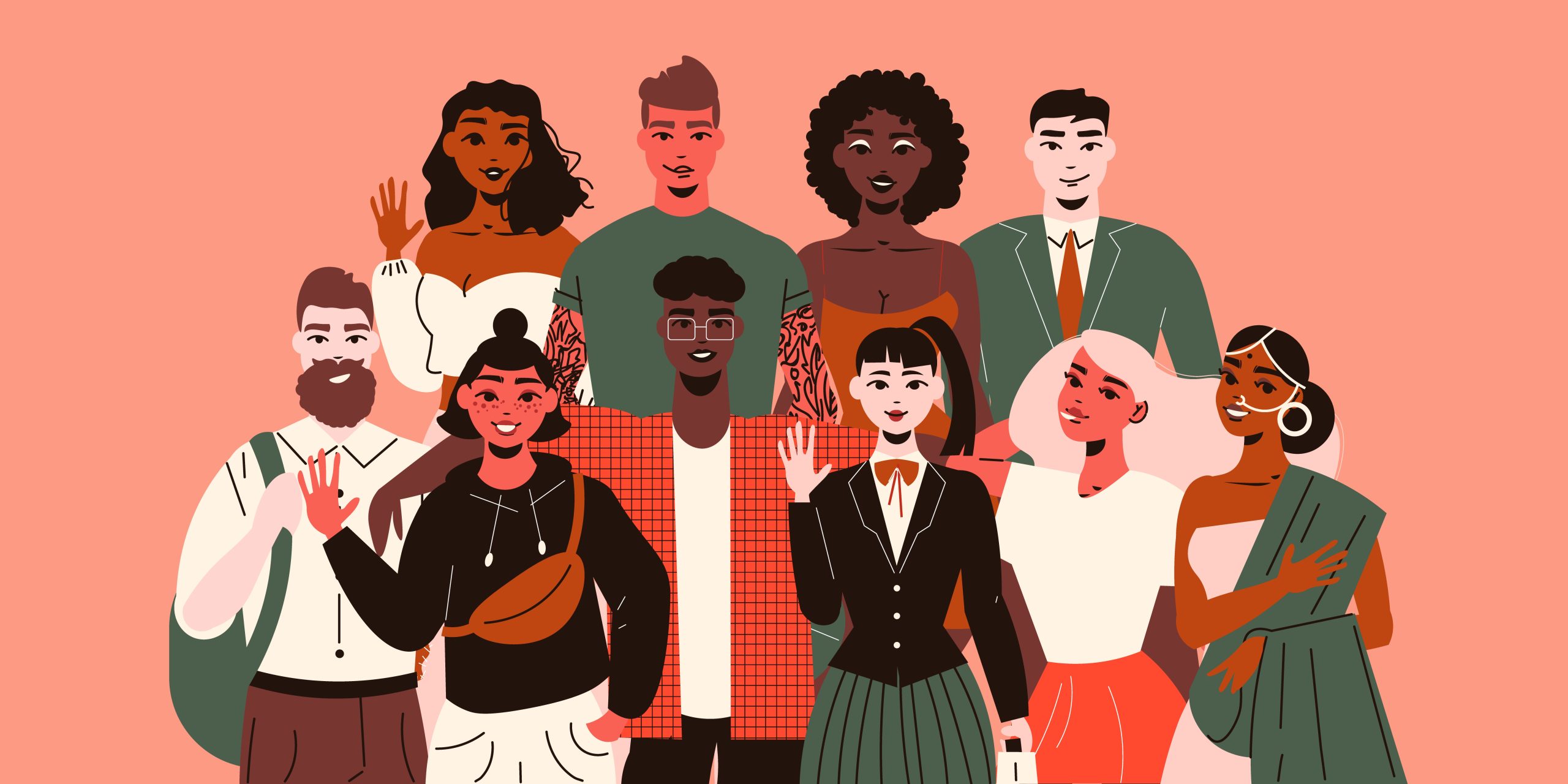 Nations Unity People Composition